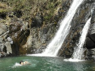the bhagsu waterfall
